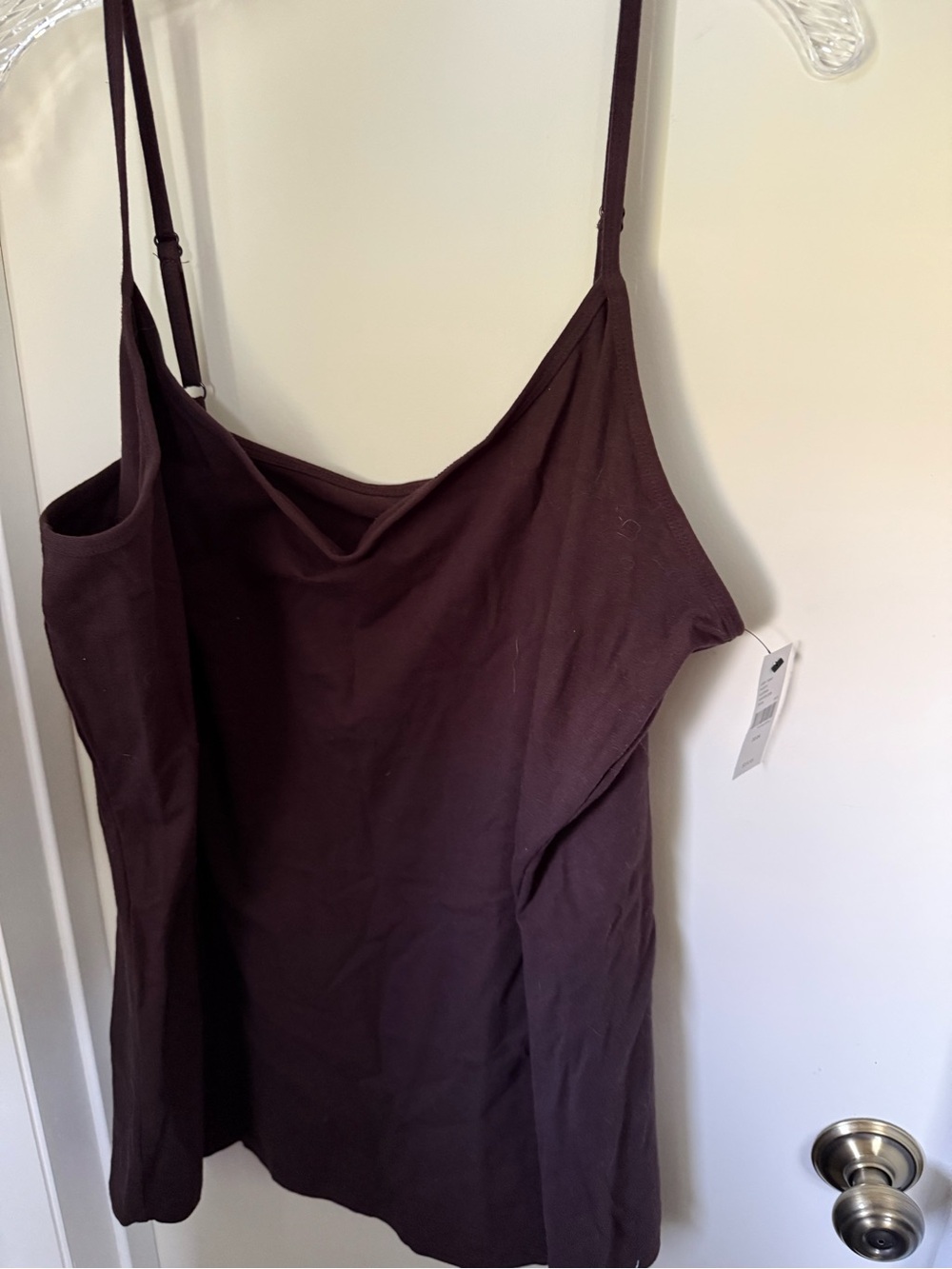 Lane Bryant Essential Cotton Cami in Deep Brown